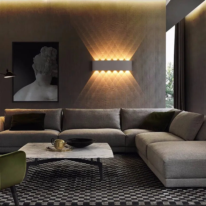 Modern White Waterproof LED Wall Lamp Kalsten