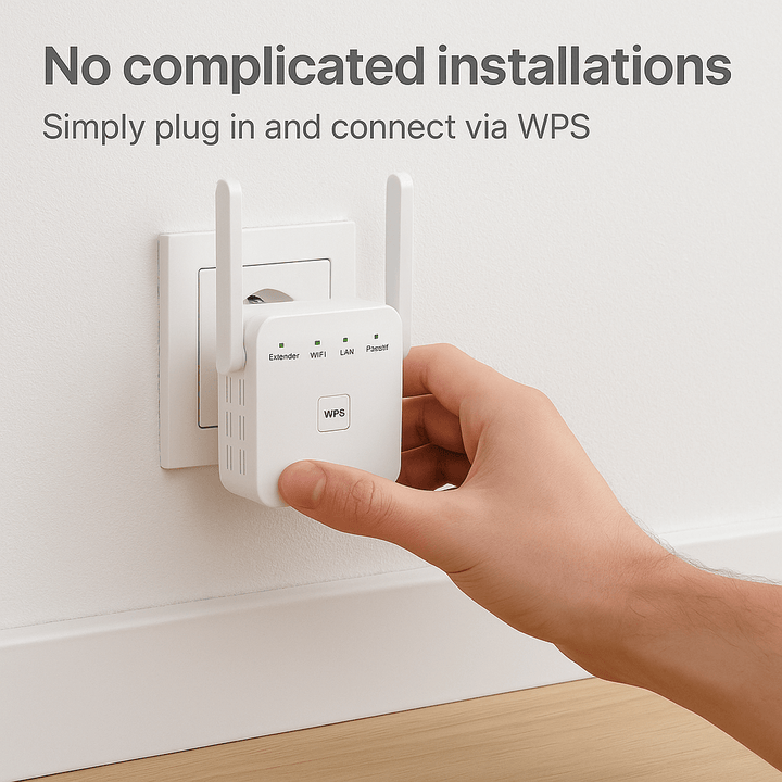 Kalsten | UltraXtend 5G WiFi Booster UK – Best Dual-Band WiFi Extender for Home & Garden Signal Coverage