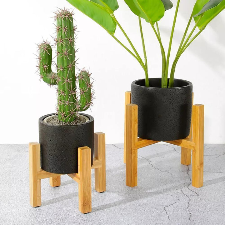 Kalsten | Elevate Plant Stand made of solid wood | Adjustable & Stable | Perfect for indoors