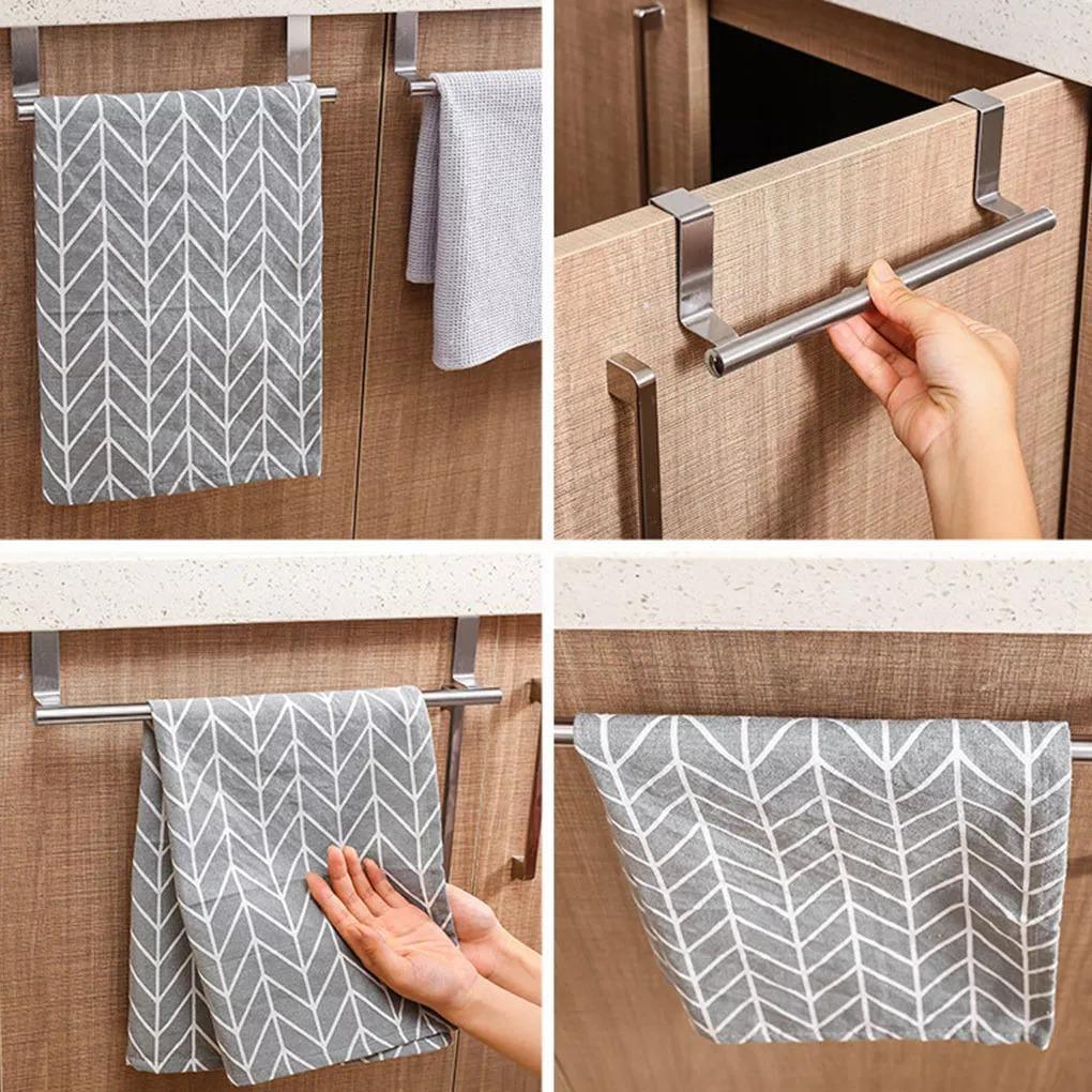 Kalsten | Towel holder made of stainless steel for cabinet doors
