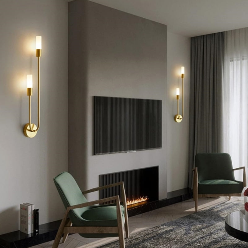 Modern Metal Twin Tube Wall Lamp