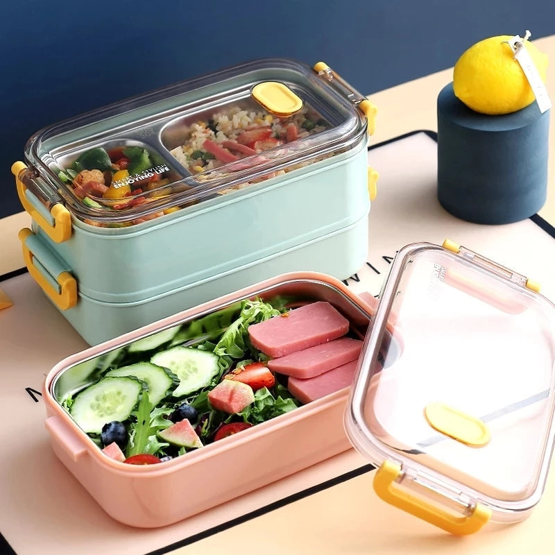 Kalsten | Insulated Bento Lunch Box | Superior Temperature Retention & Multi-Compartment Design for Office, School & On-the-Go Meals