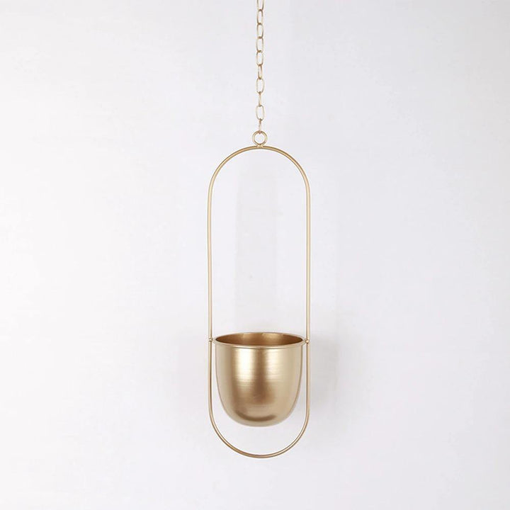 HaloRing Hanging Plant Holder – Metal Hanging Planter for Indoor and Outdoor | Kalsten