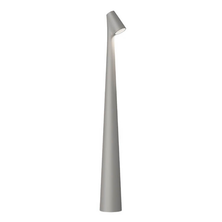 Sculpting Table Lamp Wireless LED Lamp Solid Aluminium 10000mAh Battery 3-Level Dimming CRI 90 USB-C Charging Port Warm White 2700K | Kalsten