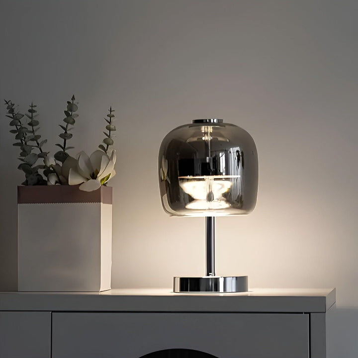 Lux Shine Lamp - Elegant Electroplated Glass Desk Lamp for Ambient Lighting | Kalsten