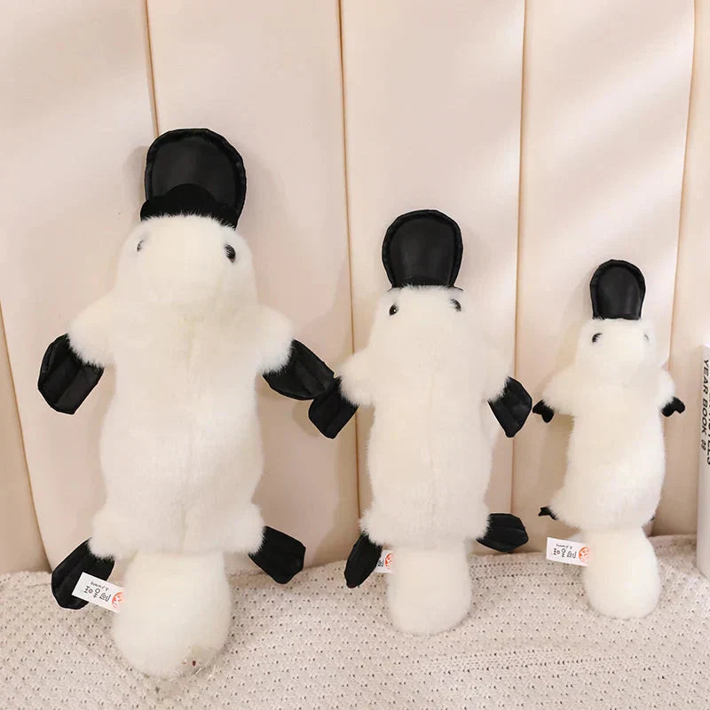 Kalsten | Pleep the Fluffy Brown & White Platypus Plush