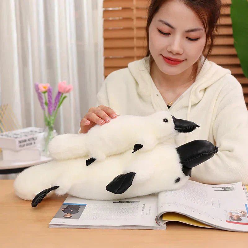 Kalsten | Pleep the Fluffy Brown & White Platypus Plush