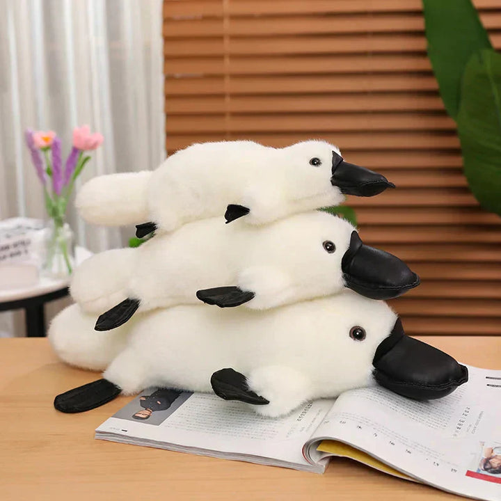 Kalsten | Pleep the Fluffy Brown & White Platypus Plush
