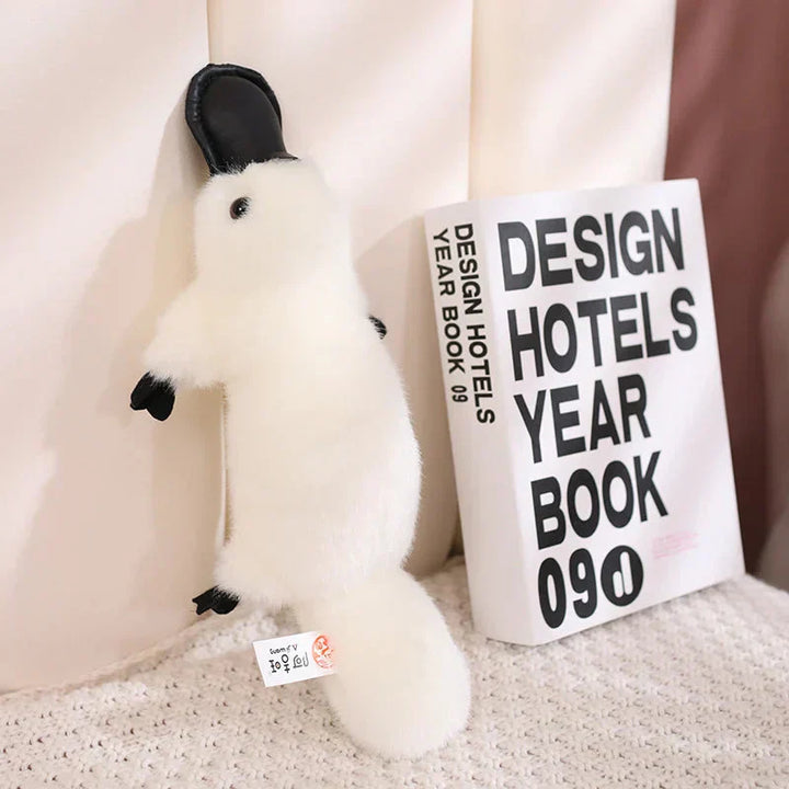 Kalsten | Pleep the Fluffy Brown & White Platypus Plush