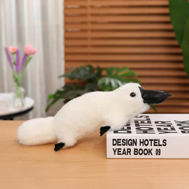 Kalsten | Pleep the Fluffy Brown & White Platypus Plush