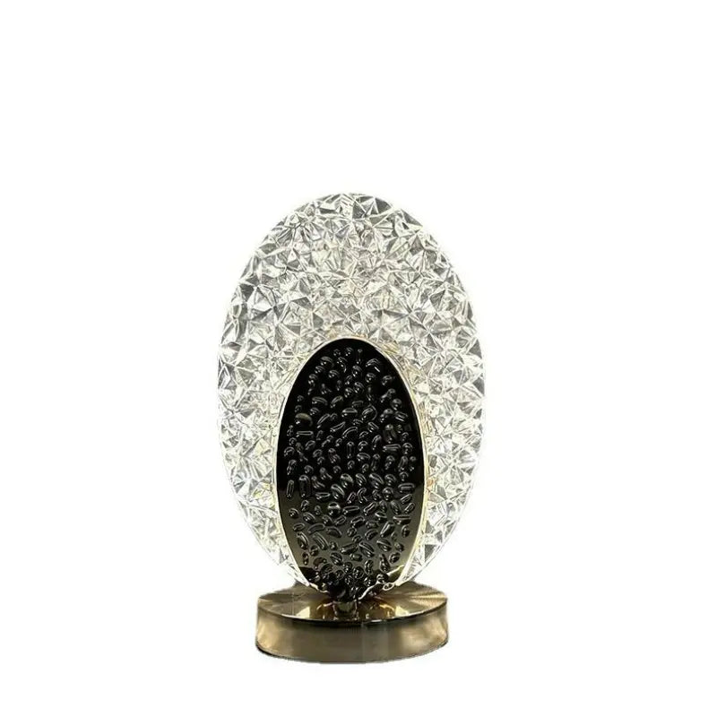 Plumalux Table Lamp Peacock Design | Cordless & USB rechargeable | Dimmable LED light | 22×13.5 cm | ABS housing | Kalsten
