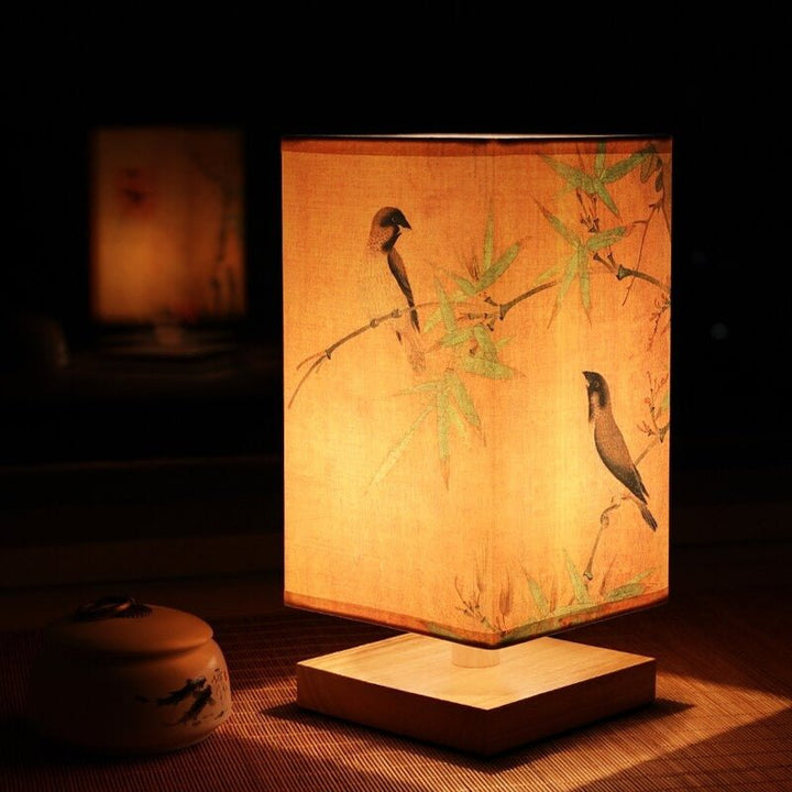 Paper Table Lamp | Japanese Scandinavian Style | Warm Light | Kalsten