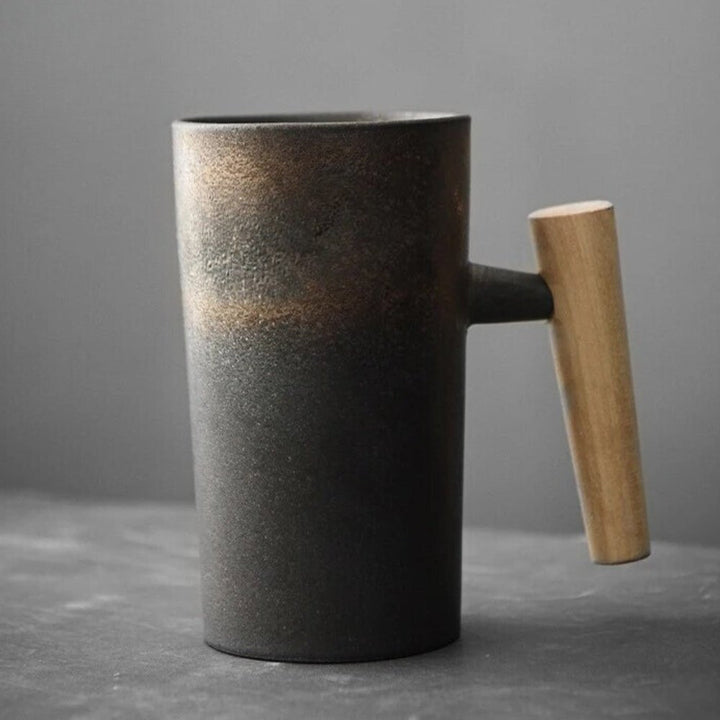 Kalsten | LATTECRAFT – Nordic Earth Latte Cups Handmade Ceramic Coffee Mugs with Ergonomic Grip