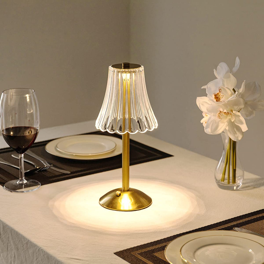 LED Retro Table Lamp USB Rechargeable - BrillianceGlow | Kalsten