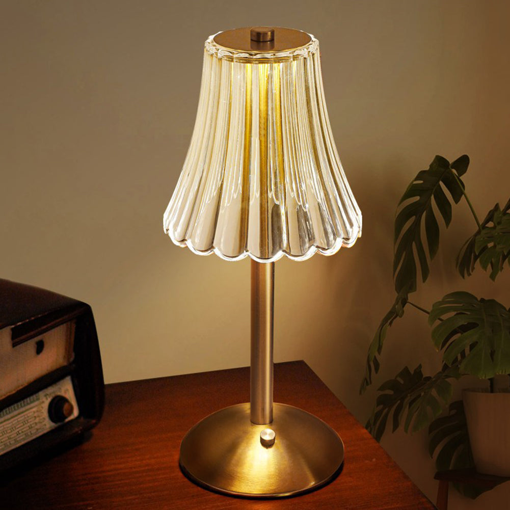 LED Retro Table Lamp USB Rechargeable - BrillianceGlow | Kalsten