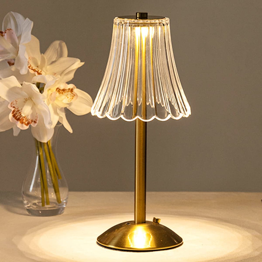 LED Retro Table Lamp USB Rechargeable - BrillianceGlow | Kalsten