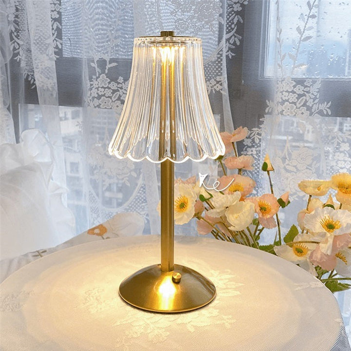 LED Retro Table Lamp USB Rechargeable - BrillianceGlow | Kalsten