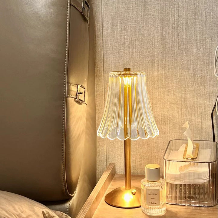 LED Retro Table Lamp USB Rechargeable - BrillianceGlow | Kalsten