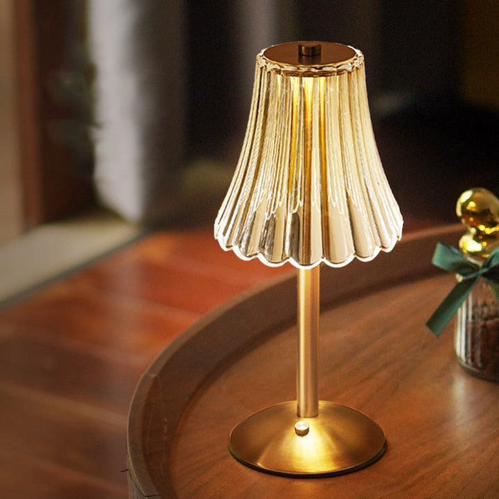 LED Retro Table Lamp USB Rechargeable - BrillianceGlow | Kalsten