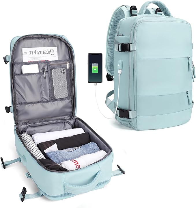 Kalsten | Durable Backpack for Trips with USB Charging Port