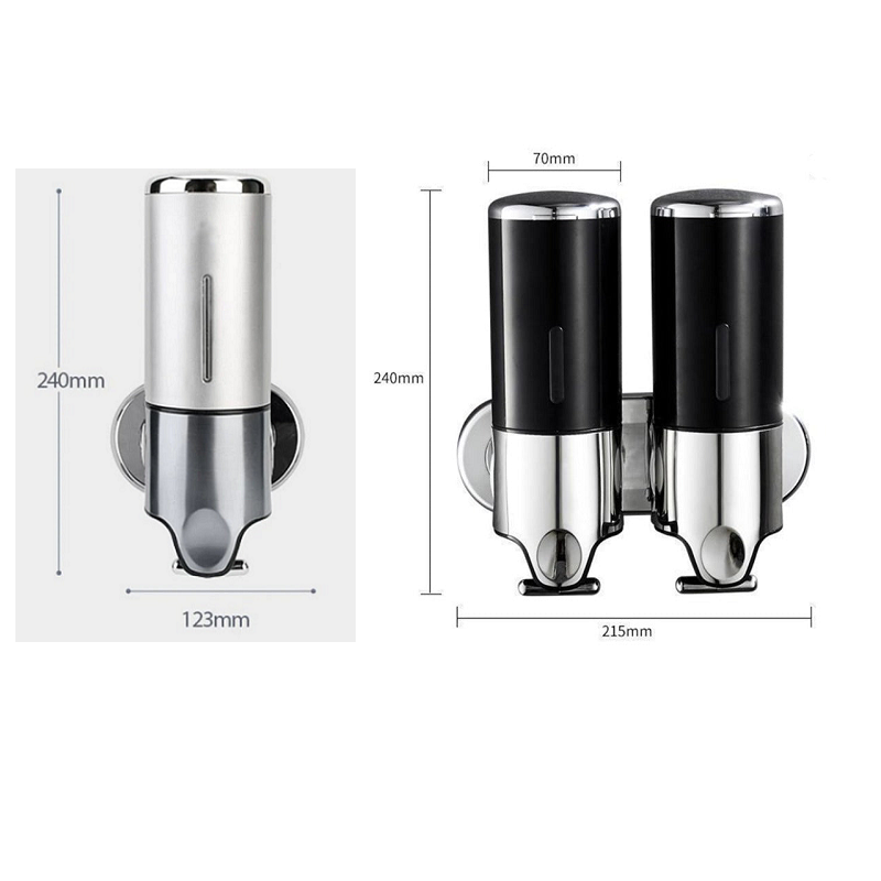 Kalsten | Soap holder & dispenser Wall mounted Stainless steel Bathroom Shower soap dispenser pump