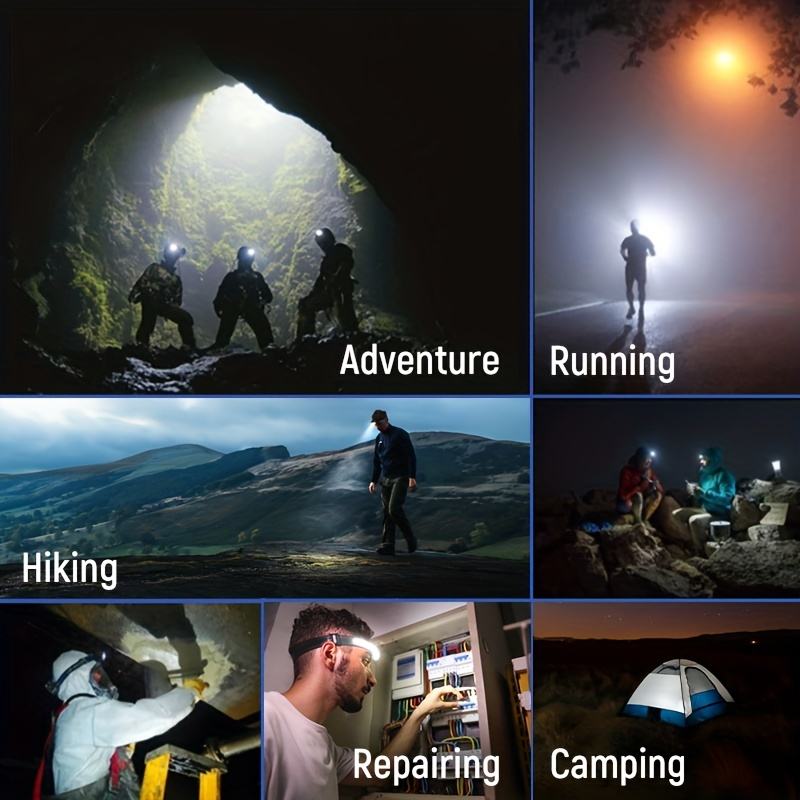 X3 Waterproof Rechargeable LED Headlamp