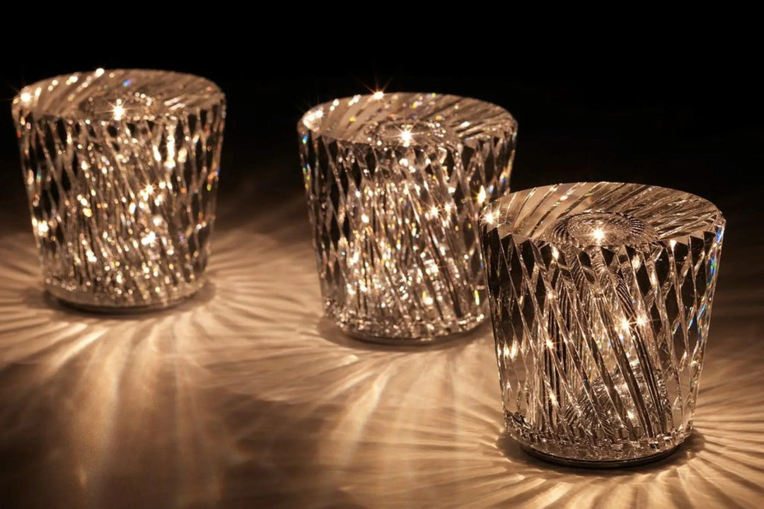 Luxe Rechargeable Diamond Crystal Table Lamp - Lumière Diamond | Kalsten