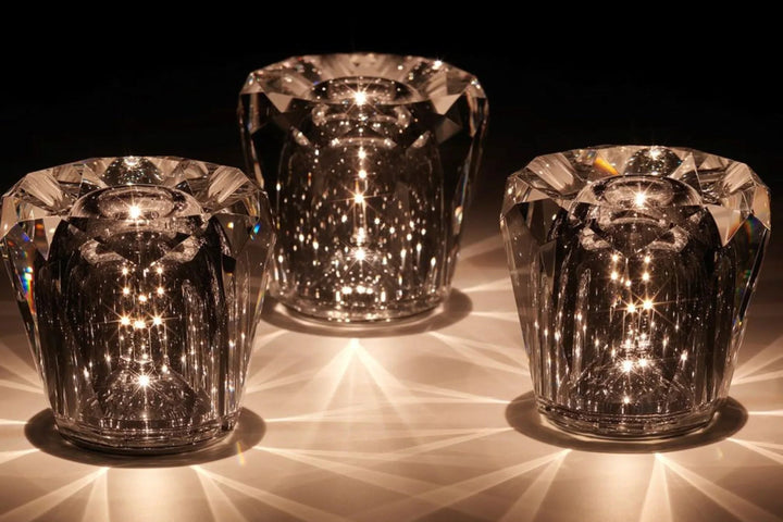 Luxe Rechargeable Diamond Crystal Table Lamp - Lumière Diamond | Kalsten