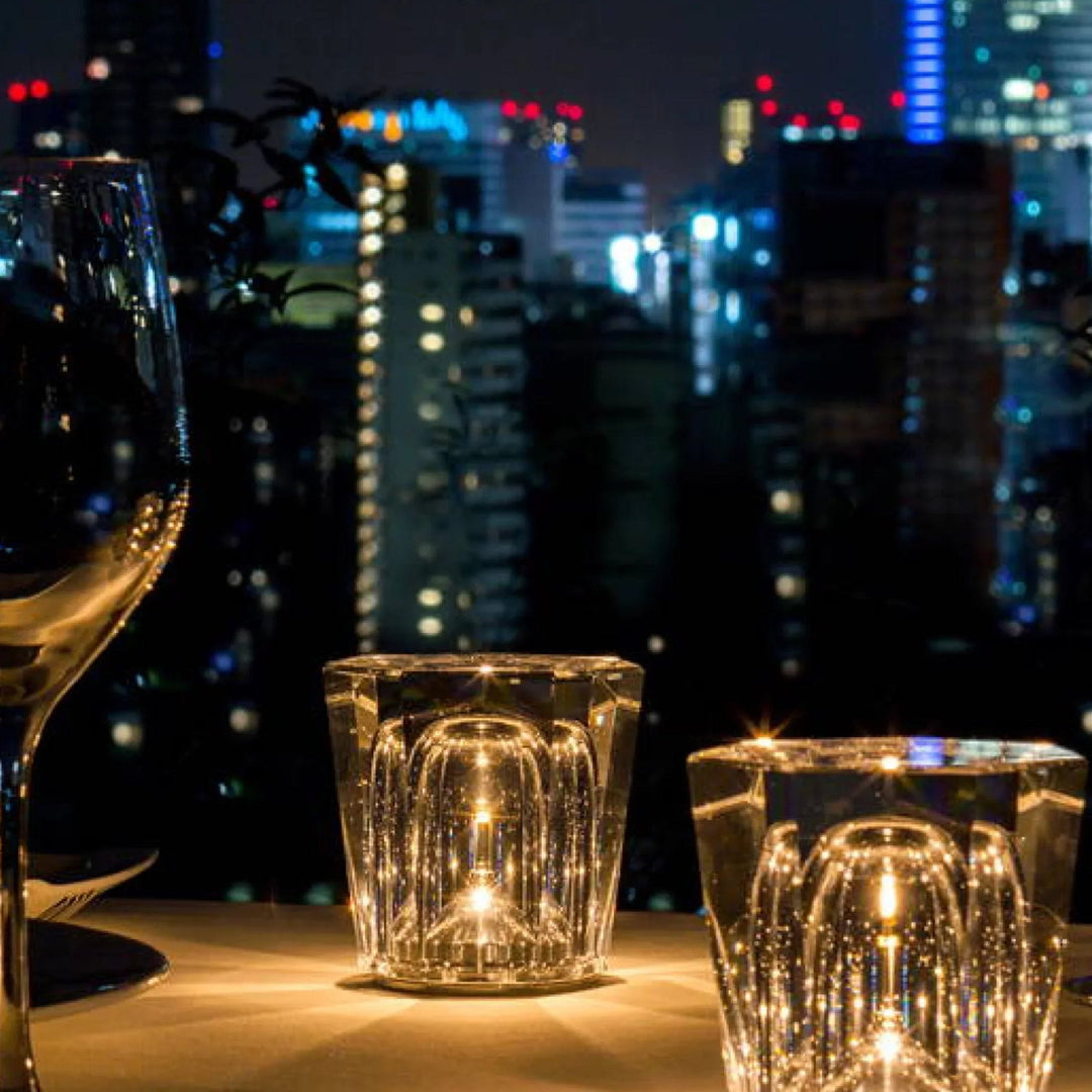 Luxe Rechargeable Diamond Crystal Table Lamp - Lumière Diamond | Kalsten