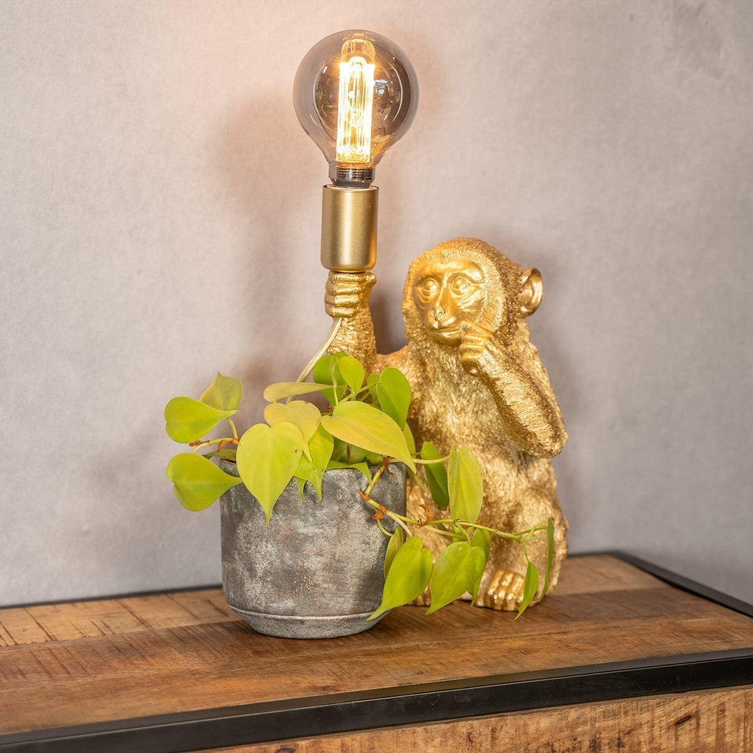 Luxury Gold Monkey Table Lamp - GoldenChimp | Kalsten