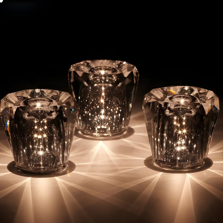 Luxury Rechargeable Diamond Crystal Table Lamp - Lumière Diamond | Kalsten