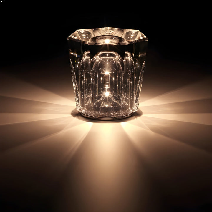 Luxury Rechargeable Diamond Crystal Table Lamp - Lumière Diamond | Kalsten