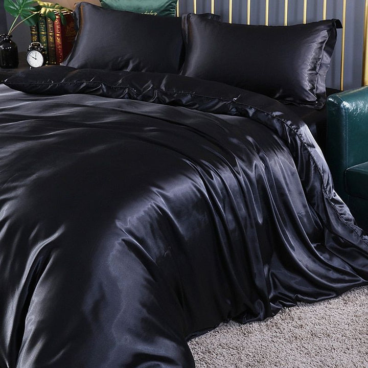 Kalsten | Luxury Silk/Satin Bedding Set (4-Piece) - SilkSleep