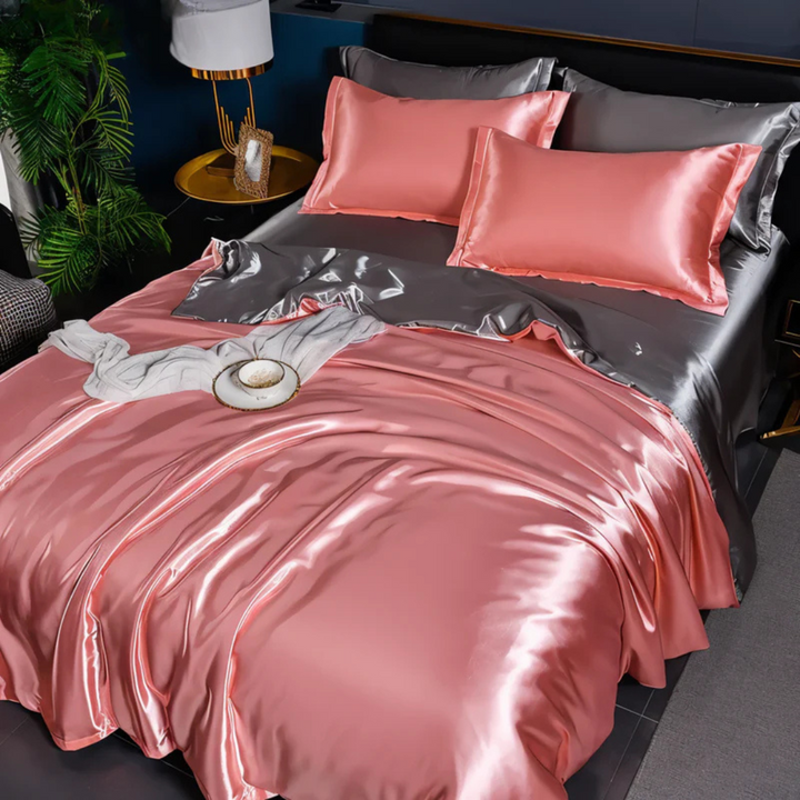 Kalsten | Silk Satin Duvet Cover Bedding Set