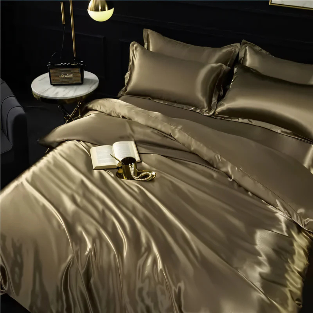 Kalsten | Silk Satin Duvet Cover Bedding Set