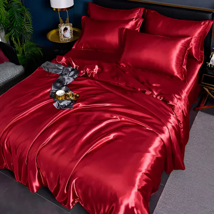 Kalsten | Silk Satin Duvet Cover Bedding Set