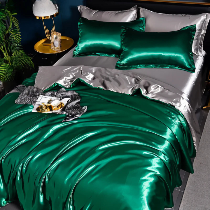 Kalsten | Silk Satin Duvet Cover Bedding Set