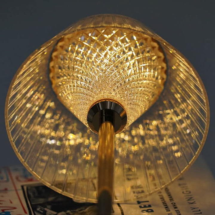 Crystal Rechargeable LED Cordless Table Lamp | Kalsten