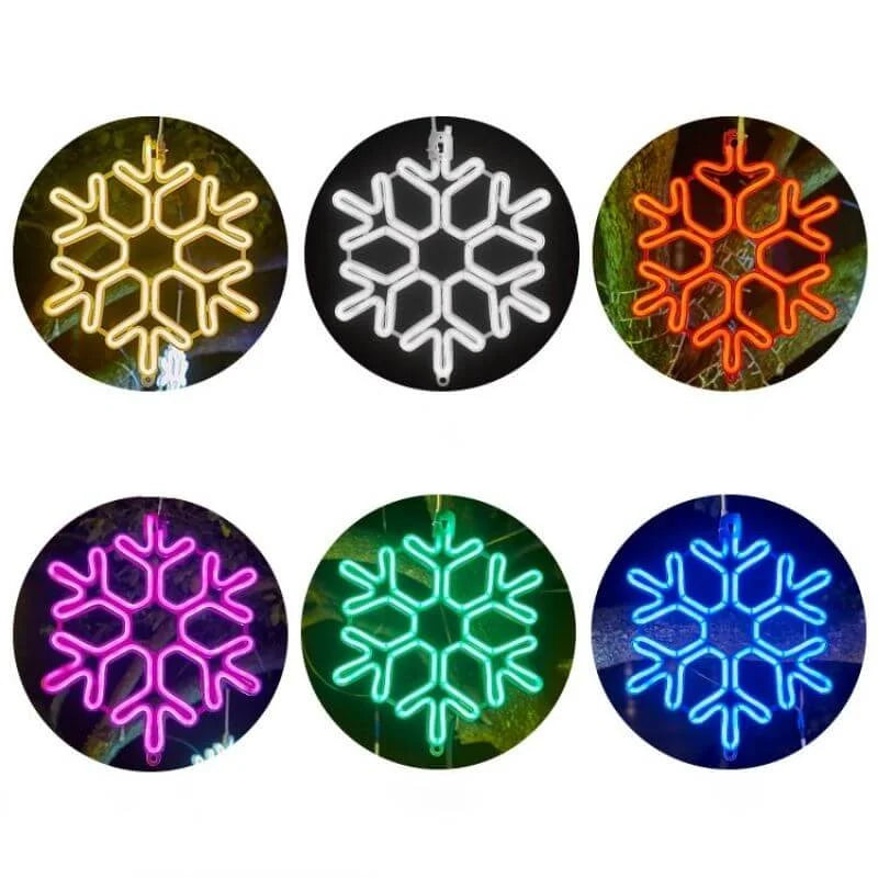 Outdoor LED Snowflake Christmas Lights Kalsten