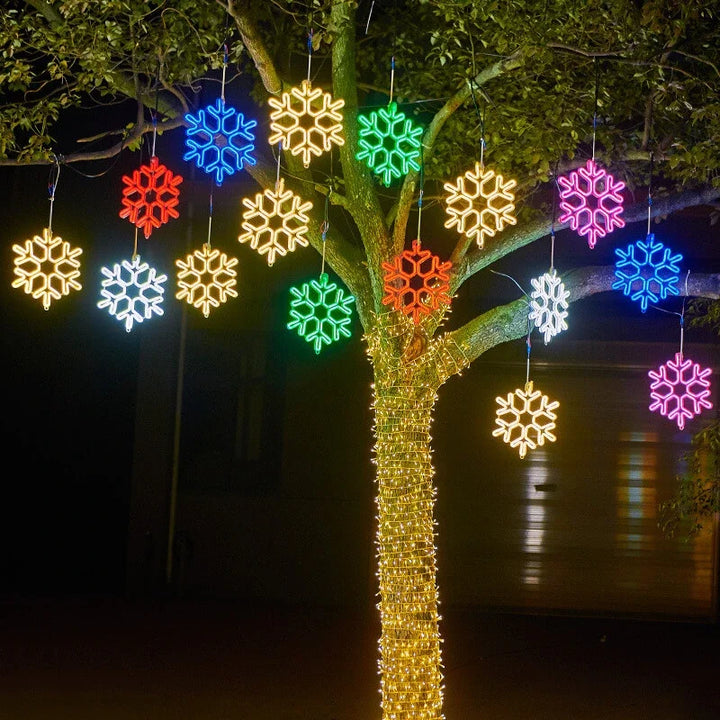LED Snowflake Christmas Lights (IP65 Outdoor)