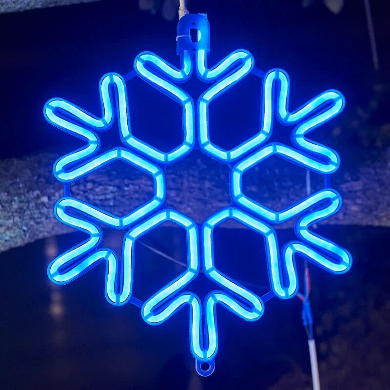 Outdoor LED Snowflake Christmas Lights Kalsten