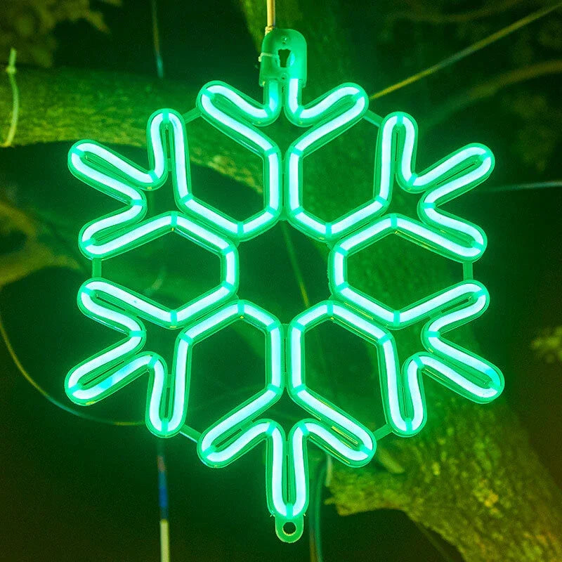 Outdoor LED Snowflake Christmas Lights Kalsten