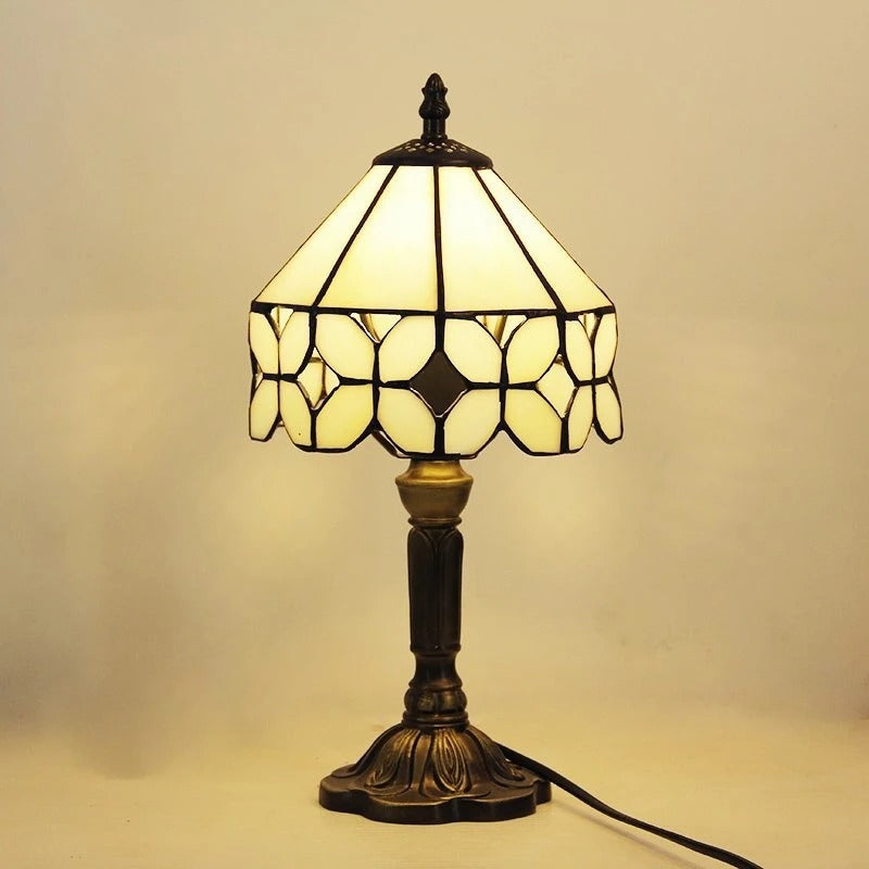 Table Lamp LED Baroque Retro E27 - Vintage Tiffany Glass | Kalsten