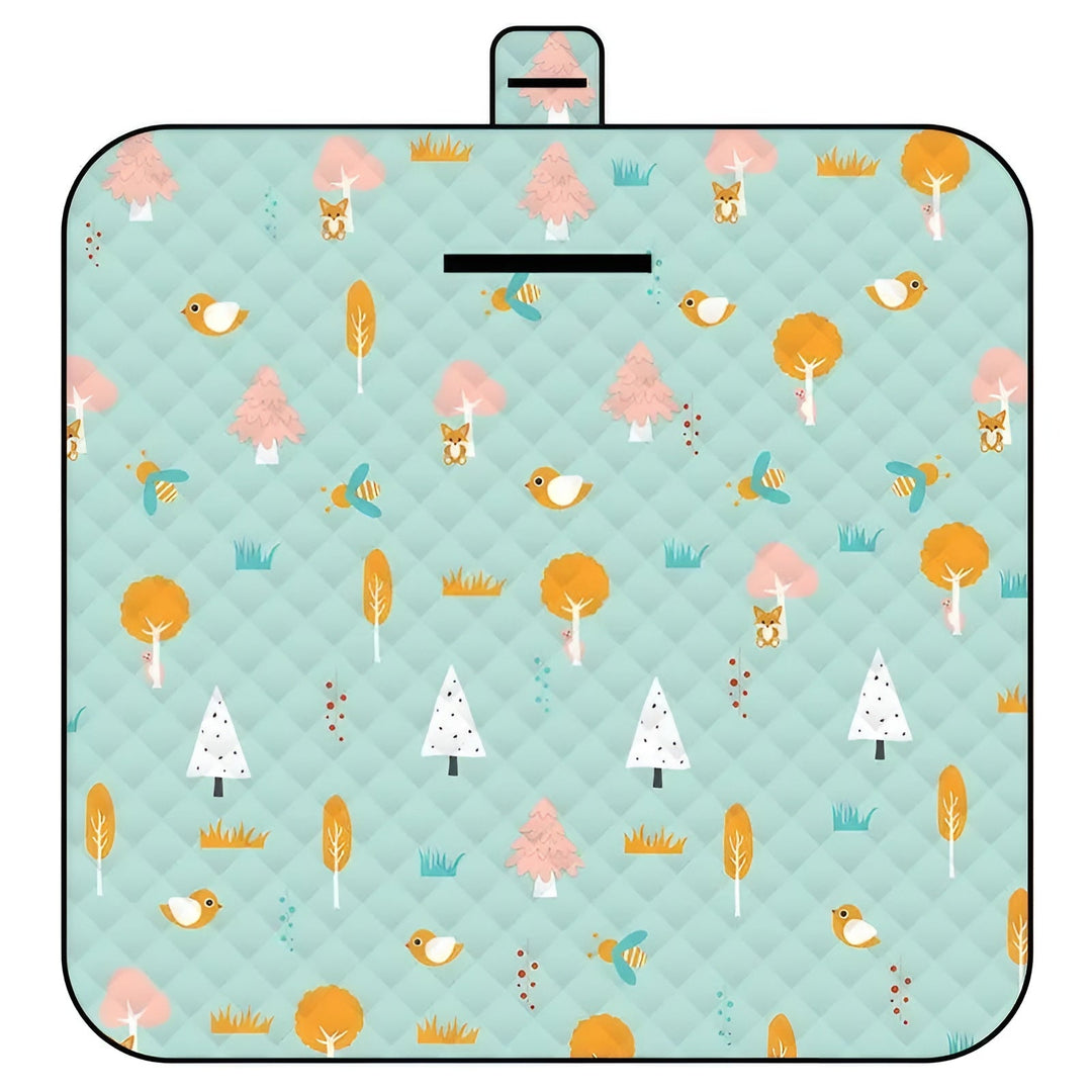 Kalsten | Foldable Baby Playmat Wanderlino | Padded & Water-Resistant | For Outdoor & Home | Incl. Carry Bag