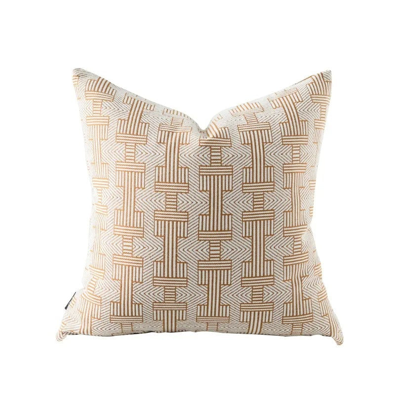 VelvetGlow Cushion Cover - Double-sided Geometric Cushion Cover of Luxury Jacquard Kalsten