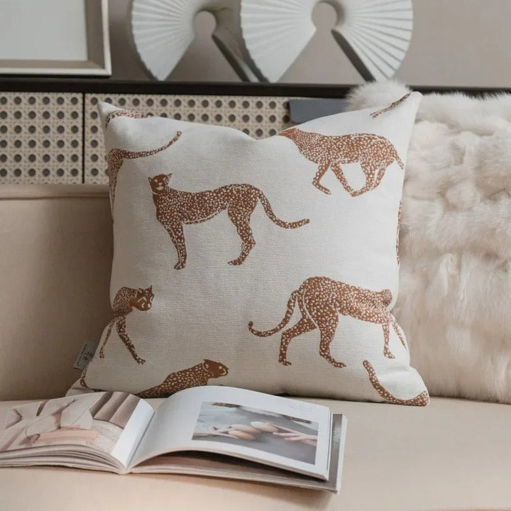 VelvetGlow Cushion Cover - Double-sided Geometric Cushion Cover of Luxury Jacquard Kalsten