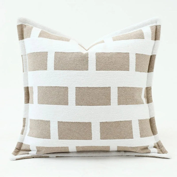VelvetGlow Cushion Cover - Double-sided Geometric Cushion Cover of Luxury Jacquard Kalsten