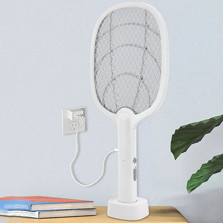 Rechargeable 2-in-1 Electric Fly Swatter and Insect Destroyer – 2500V Without Chemicals | Kalsten