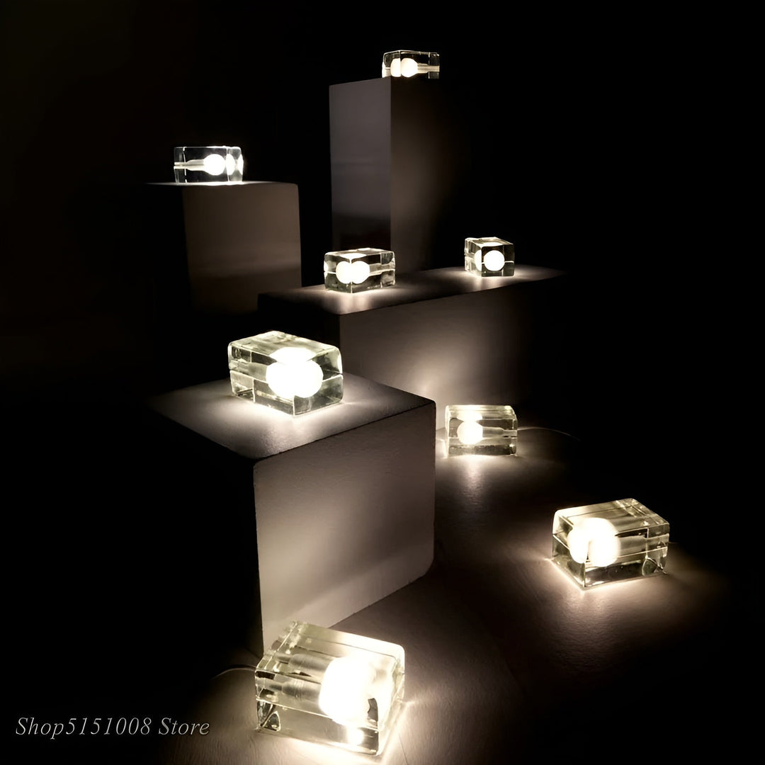 IceLuxe Light – Minimalistic Ice Cube LED Glass Lamp | Kalsten