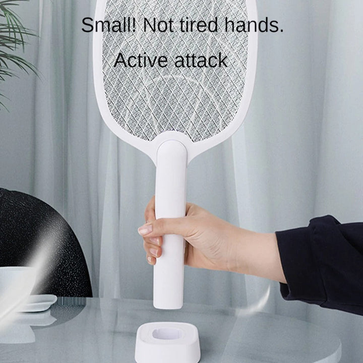 Rechargeable 2-in-1 Electric Fly Swatter and Insect Destroyer – 2500V Without Chemicals | Kalsten